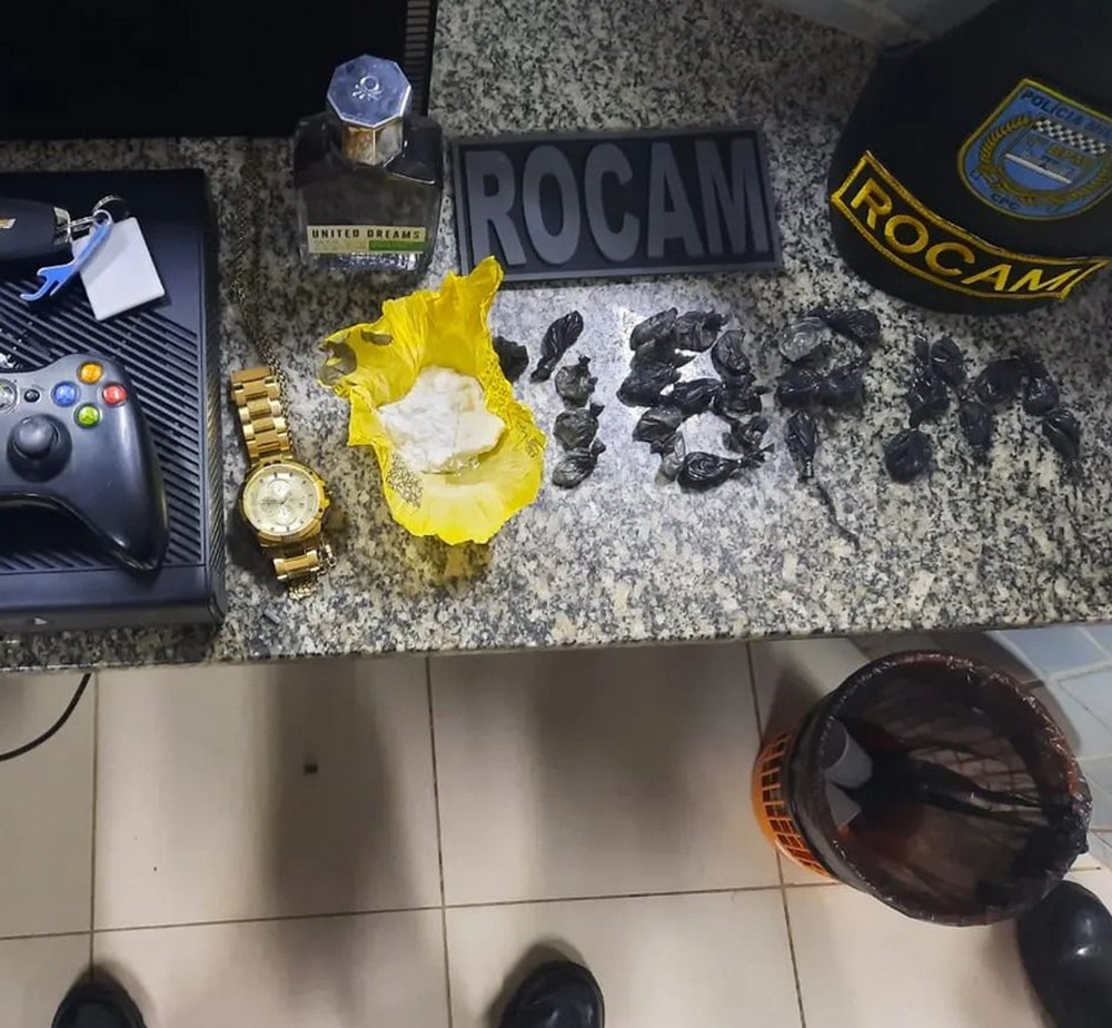 Jovem é preso por suspeita de tráfico de cocaína em Boa Vista