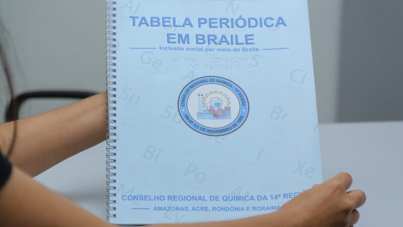 Comissão da ALE-RR faz sessão especial nesta sexta (31) para lançamento de tabela periódica em braile