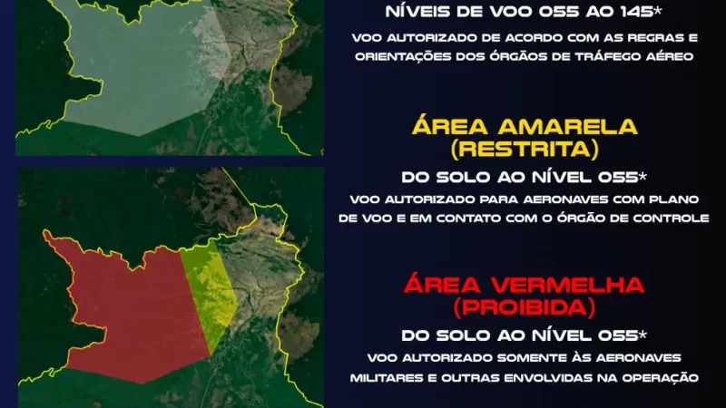 Aeronáutica fecha espaço aéreo para voos privados para saída de garimpeiros da Terra Yanomami