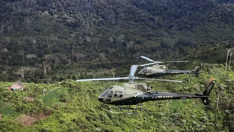 Ibama é alvo de tiros durante fiscalização contra garimpeiros na Terra Yanomami