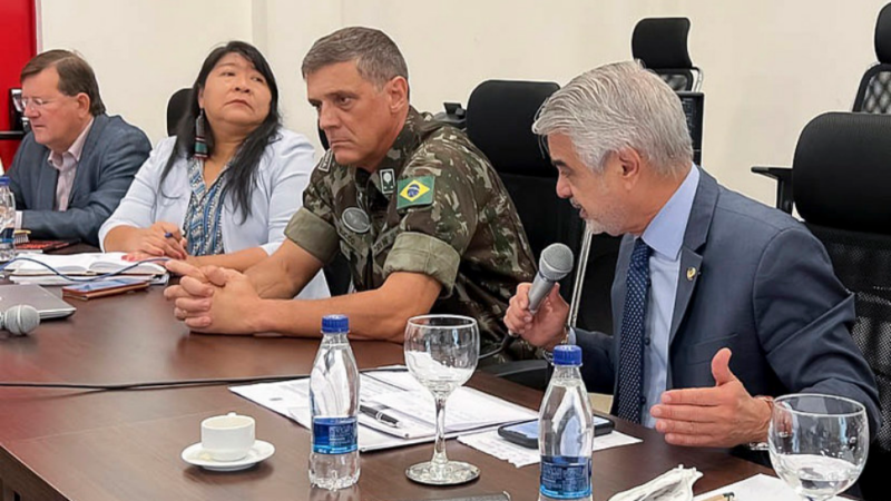 Irmão de presidente da CPI do MST negou, como comandante militar, combate ao garimpo em Roraima