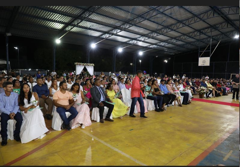 Em Rorainópolis, 50 casais dizem ‘sim’ em casamento coletivo da DPE-RR