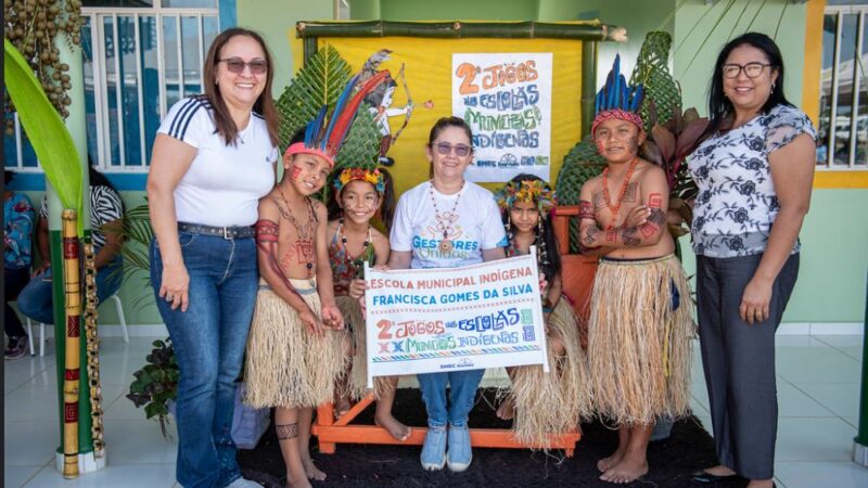 Jogos das Escolas Indígenas tiveram participação de mais de 500 alunos em diversas modalidades esportivas