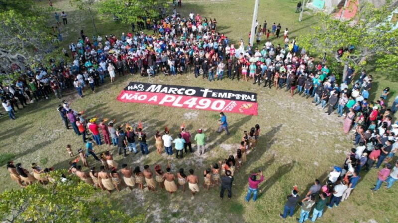 Indígenas acampam em Brasília contra PL do Marco Temporal; em Boa Vista, concentração ocorre no Centro Cívico