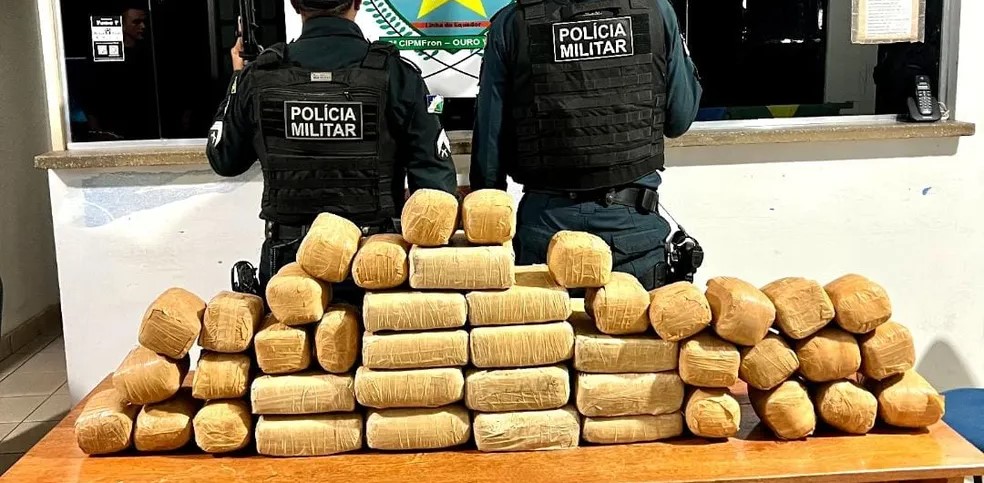 PM apreende em Rorainópolis 60 kg de drogas na mesma fazenda em que 350 kg de skunk foram encontrados pela Civil