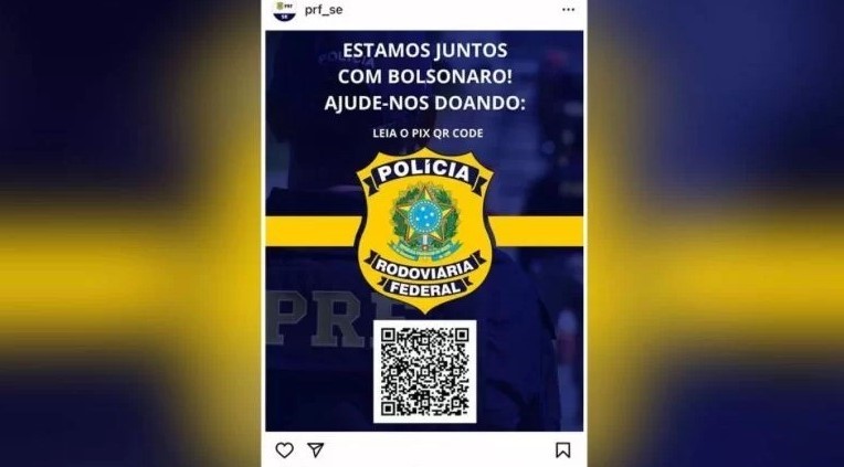 Ministro suspende perfis regionais da PF e PRF após pedido de Pix para Bolsonaro; ataque hacker é investigado