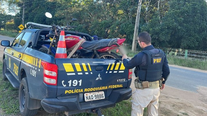 Três motocicletas adulteradas são recuperadas pela PRF em Boa Vista e Cantá num intervalo de 12 horas