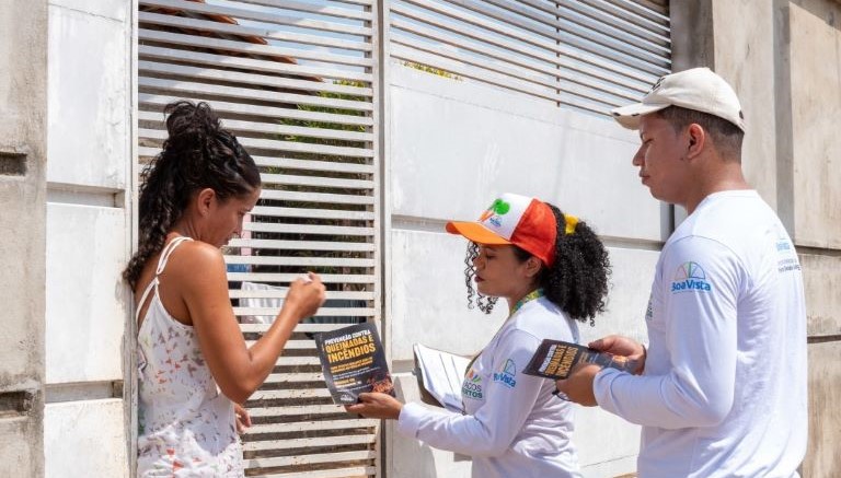 Prefeitura alerta moradores de Boa Vista sobre prejuízos causados por queimadas domésticas