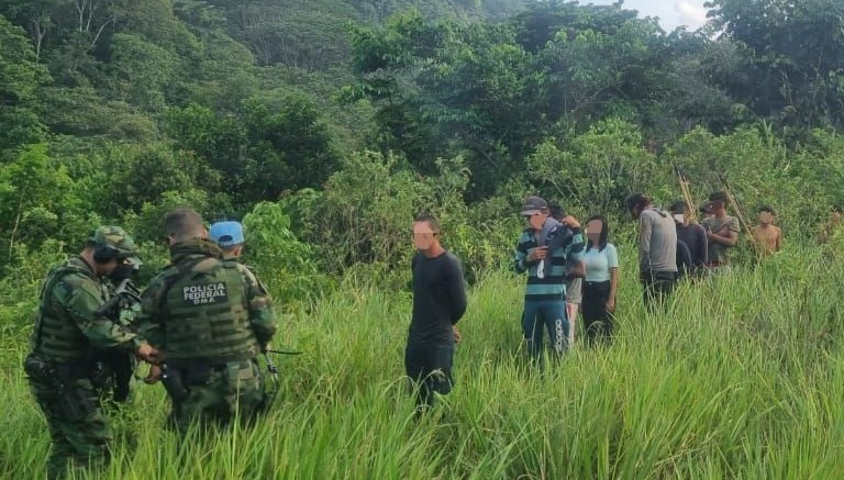 Forças Armadas e PF prendem nove envolvidos com garimpo ilegal na Terra Yanomami