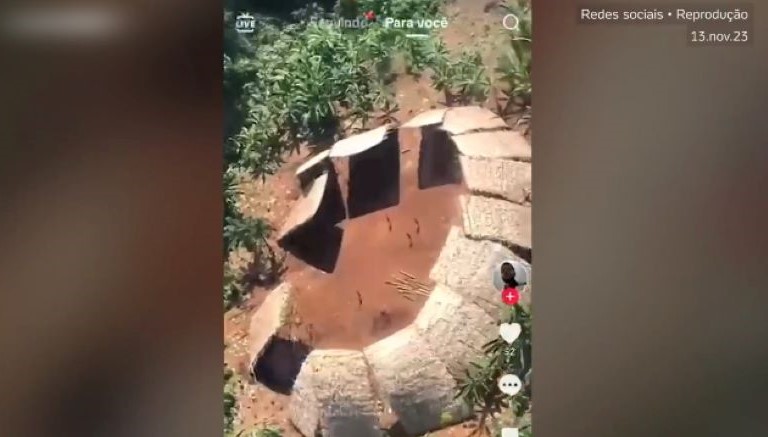 Vídeo no TikTok mostra sobrevoo proibido em aldeia de isolados Yanomami