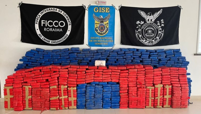 Polícia Federal e Ficco apreendem quase uma tonelada de skunk e cocaína em Boa Vista