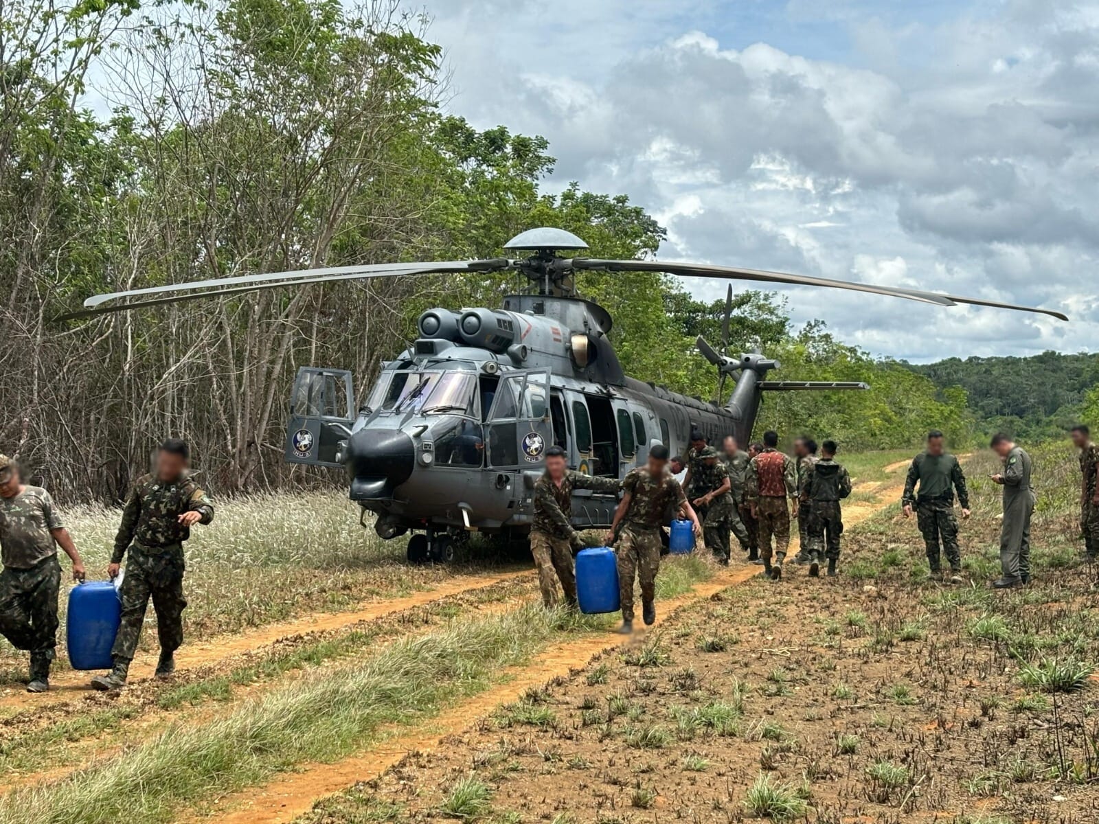 Forças Armadas preparam base de apoio para ações de combate ao garimpo ilegal em Roraima