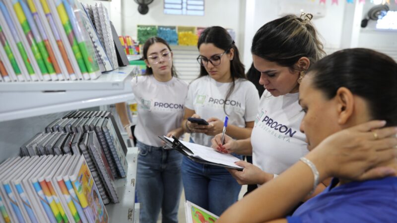 Procon Assembleia inicia levantamento de preços do material escolar em Boa Vista