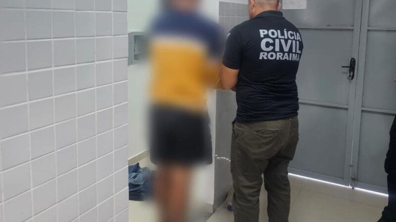 Jovem é preso suspeito de matar atual namorado da ex em Caracaraí