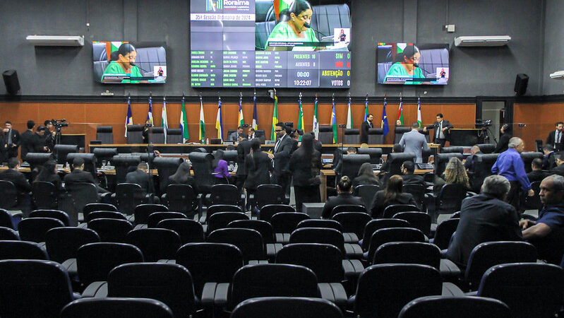 Assembleia Legislativa aprova Comenda Orgulho de Roraima a nutricionistas e biomédicos