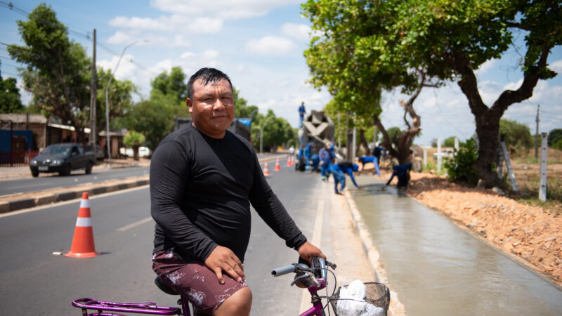 Prefeitura implanta 2 mil metros de calçadas em trecho de avenida de Boa Vista