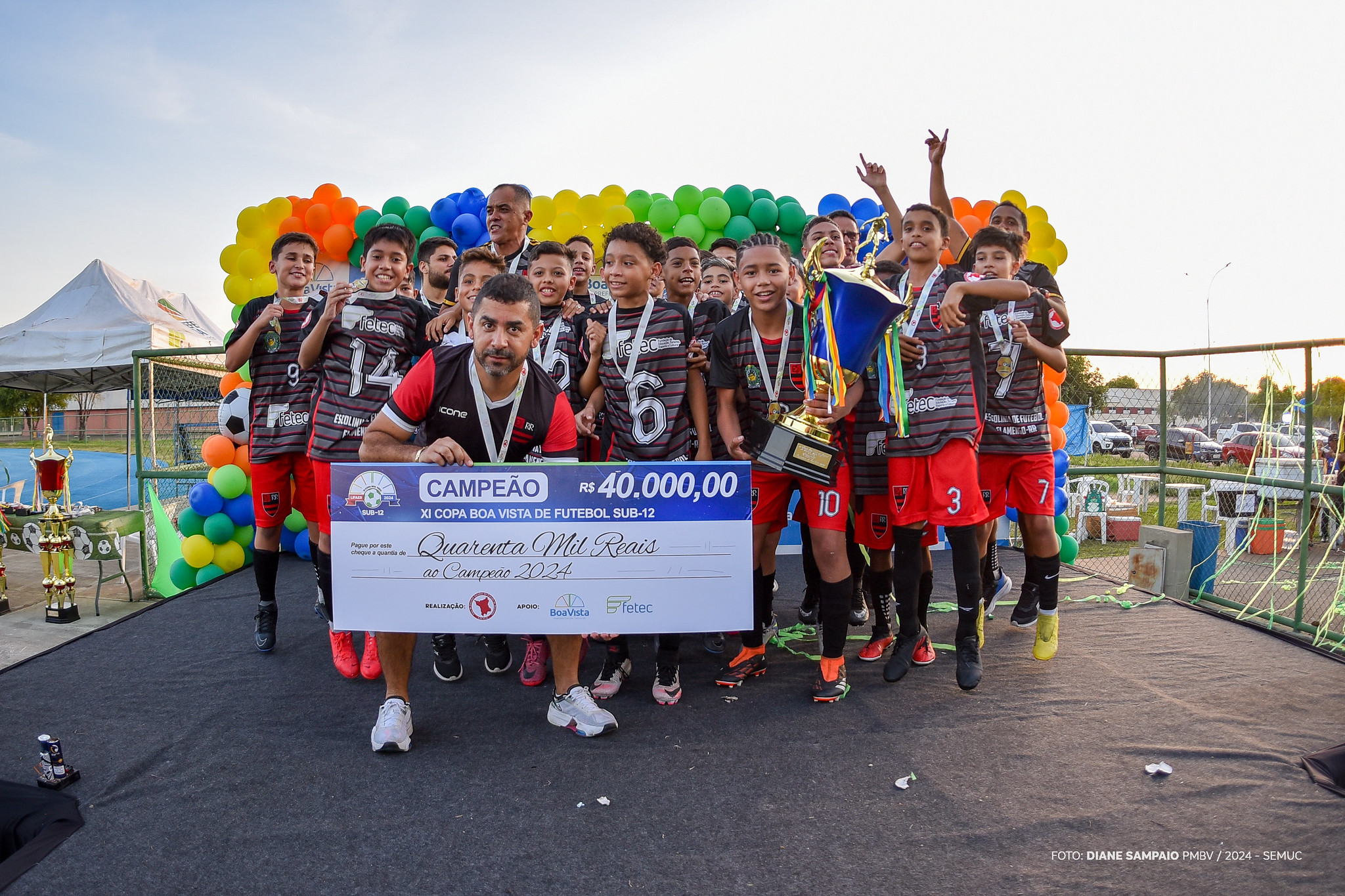 Santiago, Elite Roraimense e Flamengo Roraima são os campeões da Copa Boa Vista de Futebol Amador 2024