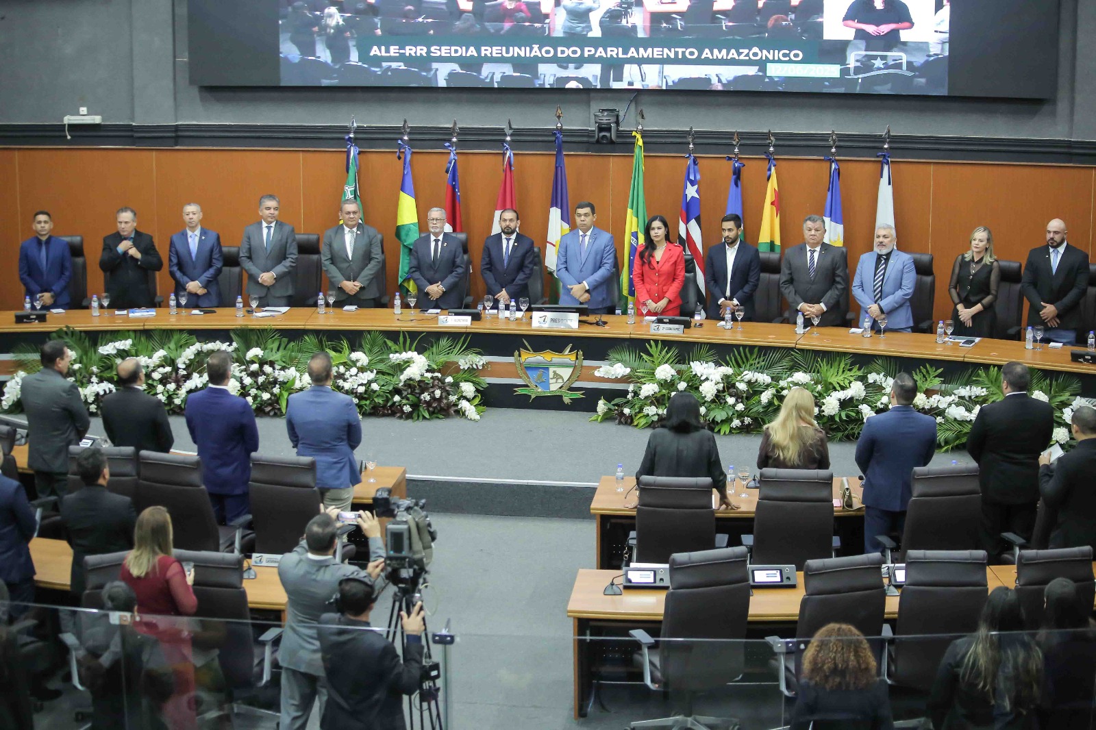 ALE-RR recebe parlamentares da Amazônia Legal para debater transporte e logística