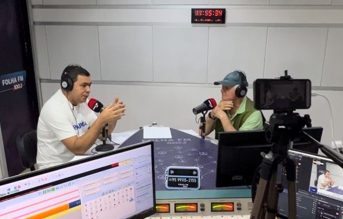 Participação popular na LDO e defesa dos servidores da CERR são destaques de entrevista de Sampaio à Rádio Folha