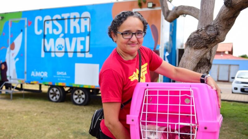 Castra Móvel chega ao Vila Jardim para atendimento de cães e gatos