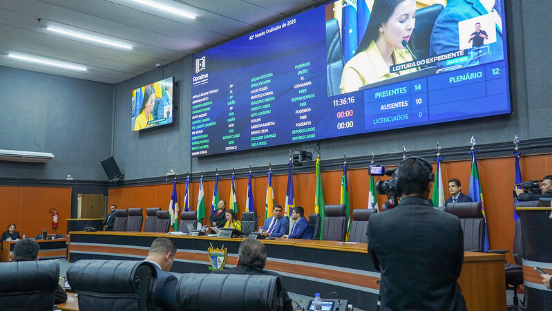 ALERR fará reuniões de comissões para análise de vetos e projetos de lei