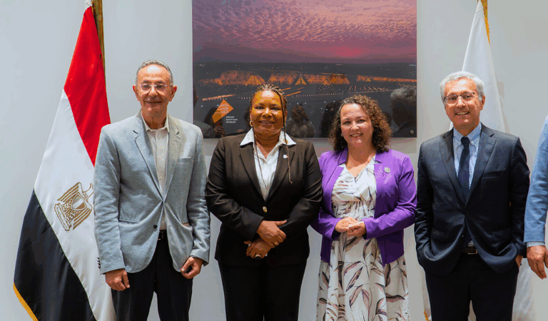 Ministra da Cultura representa o Brasil na inauguração do Grande Museu Egípcio